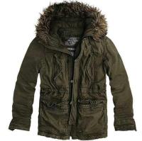 heren abercrombie fitch jassen hooded fur olijfgroen On Sale Price 8mbqu767